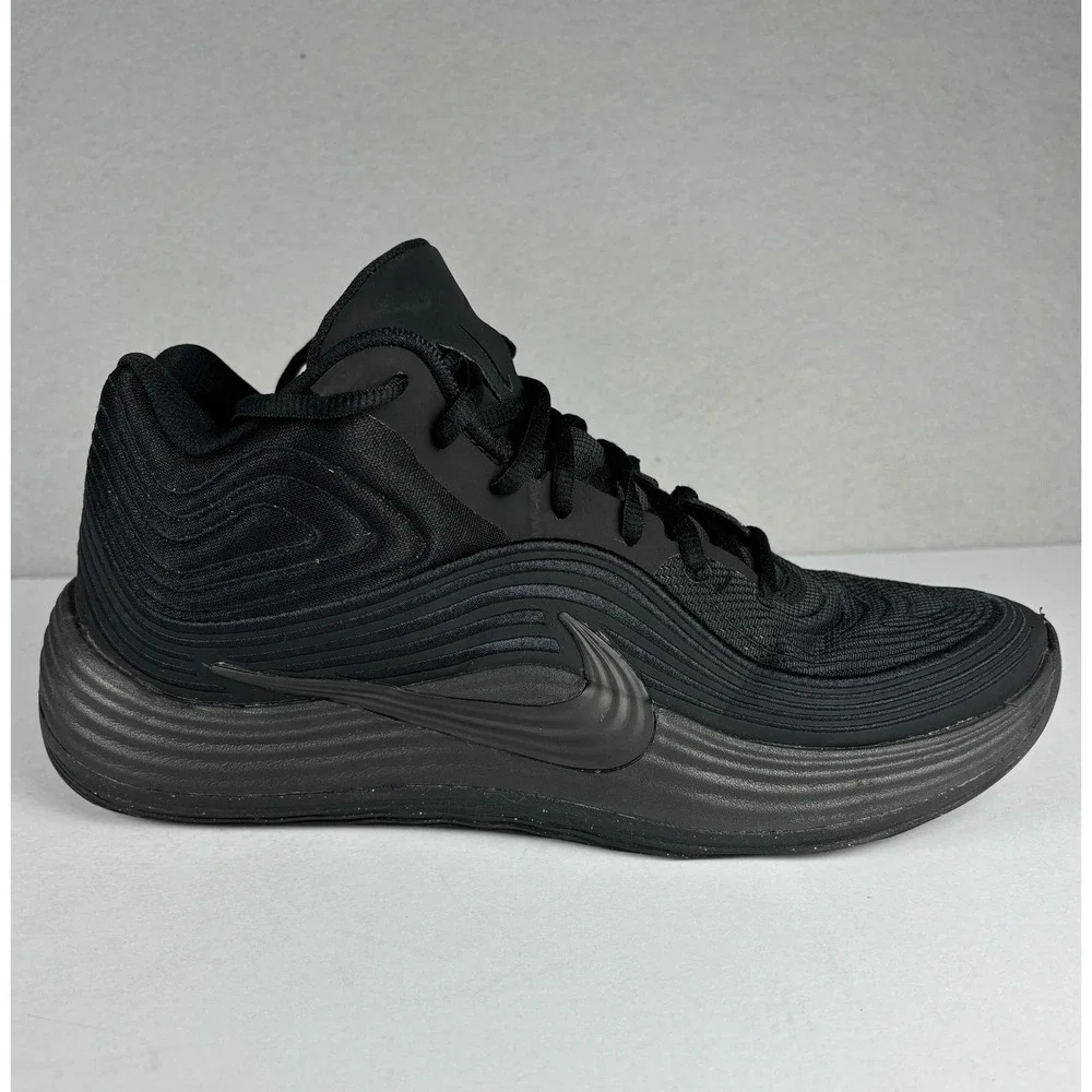 Nike Precision 8 Mid Basketball Shoes IH1105-001 Size 12 Black